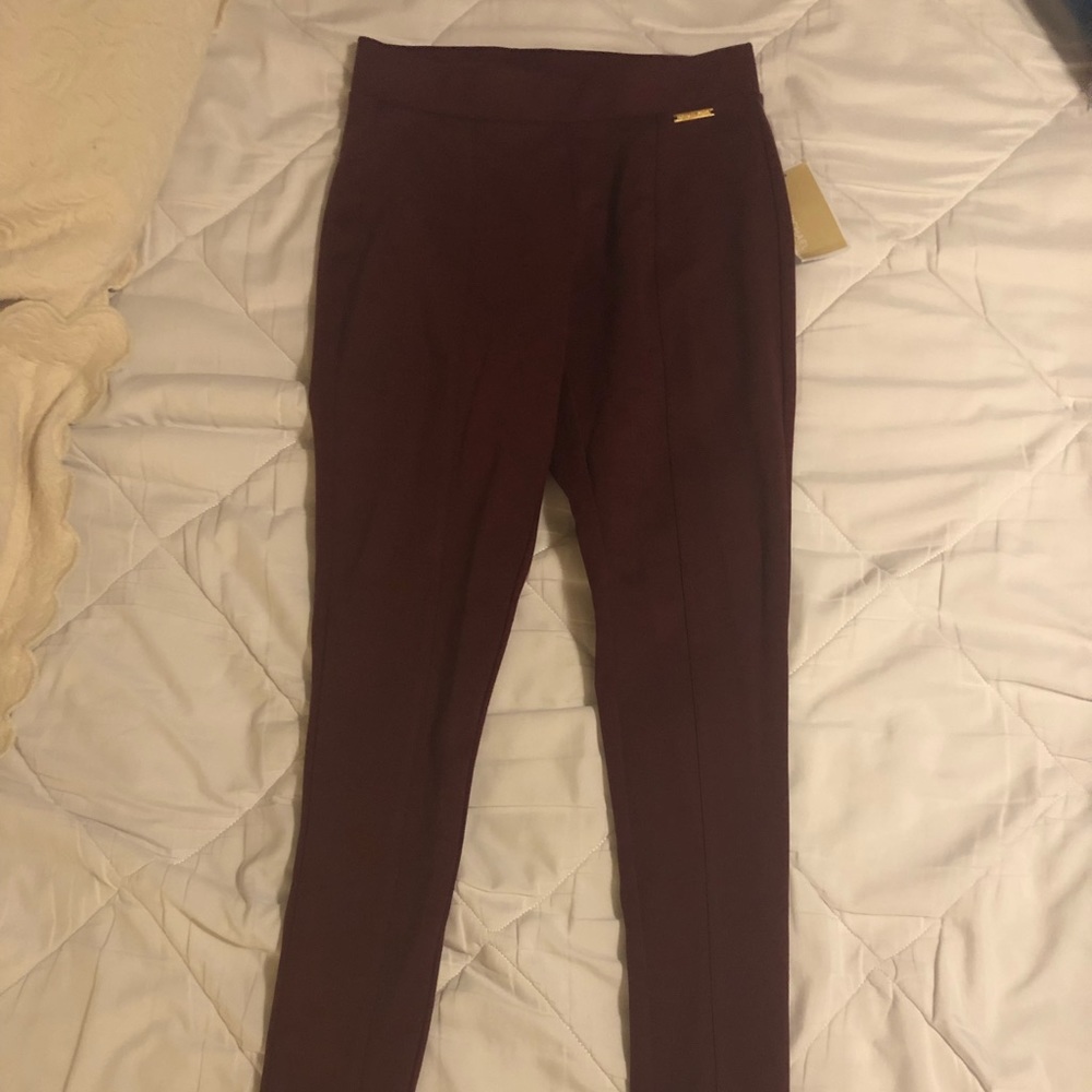 Michael Kors Merlot leggings size XS